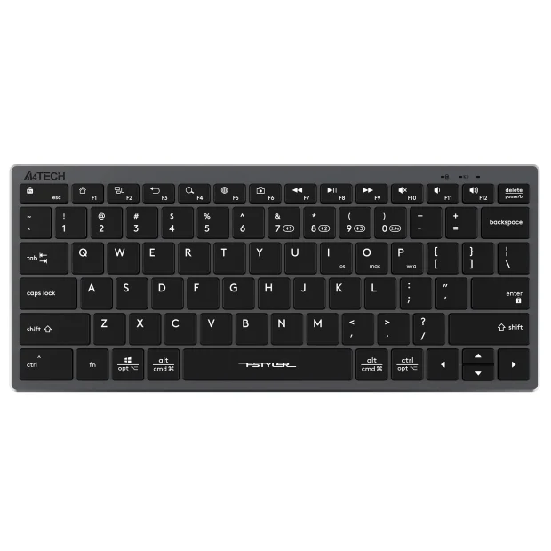Клавиатура A4Tech Fstyler FBX51C (серый/черный)
